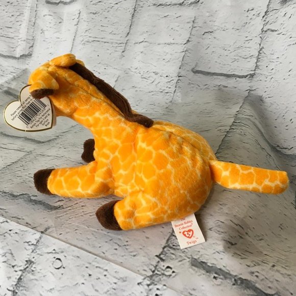 Ty Beanies Babies Twigs The Giraffe DM24 - Picture 4 of 6